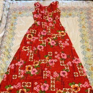 Vintage long floral dress.